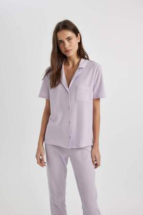Short Sleeve Pajama Top-Fall in Love B6189Ax24Sp