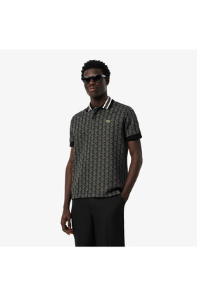 قميص بولو كلاسيكي بقصّة مونوغرام جاكار - DH1417-00-4PC