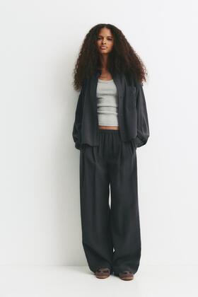 Pilili kumaş pantolon