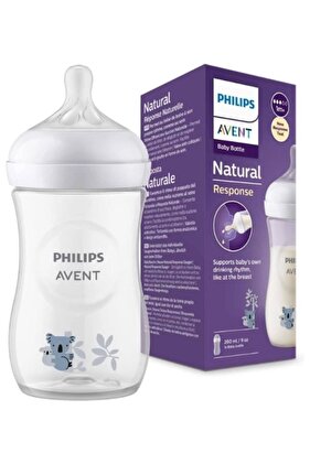 رضاعة ديكو كوالا من فيليبس افينت مع حلمة للاستجابة الطبيعية للأطفال الرضع، 260 مل