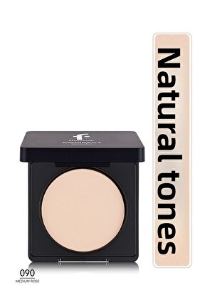 بودرة مضغوطة مصبوغة بشكل مكثف - بودرة مضغوطة - 090 وردة متوسطة -8682536051309