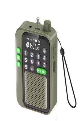 C9 Bluetooth Şarjlı Radyo USB & TF Kart Okuyucu Deprem Çantasına Uygun FM Radyo