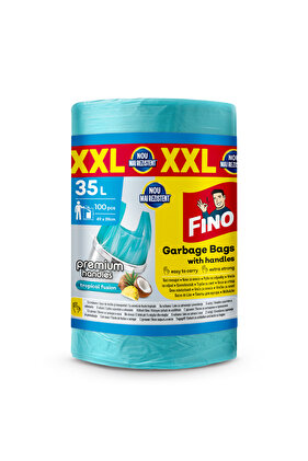Saci menajeri Fino parfumati si colorati , 35l, 100 buc
