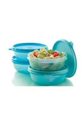 Tuppperware Şeker Kaplar 4'lü Set Yeşil Renk