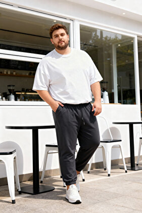 Plus Size Smoked Oversize / Vide Fit trenerke TMNSS24AJ00001