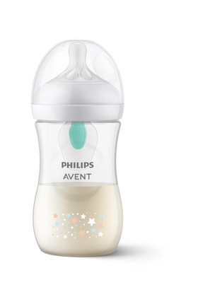 PHILIPS AVENT SCY673/82 Kojenecká lahvička Natural Response, 260 ml, pomalý průtok, 1 měsíc+, model medvídka
