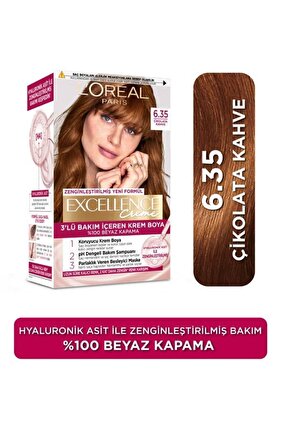 Excellence Creme Saç Boyası 6.35 Çikolata Kahve
