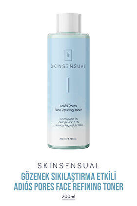 Adiôs Pores Face Refining Toner (glycolic Acid 5%, Salicylic Acid 0.5) Gözeneklere Elveda Tonik