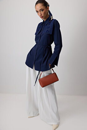 Flower Lace Poplin Shirt