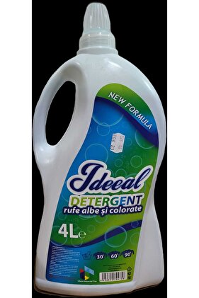 Detergent cu bicarbonat de sodiu pentru rufe albe si colorate 4L