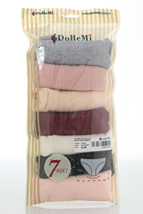 مجموعة فيتيلي ديلي فيت المكونة من 7 قطع من سراويل داخلية نسائية مريحة للاستخدام اليومي