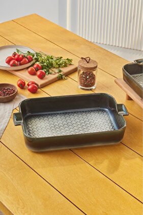 Culina Reaktif Fırın Kabı Mavi 38 cm