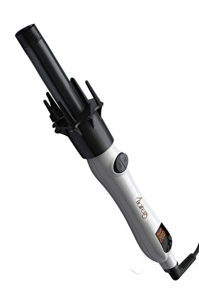 HRS-430 Otomatik Saç Maşası 32 mm Kalın Su Dalgası - Beyaz