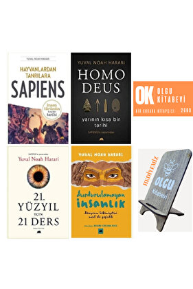 Sapiens - Homo Deus - 21.yüzyıl Için 21 Ders - Durdurulamayan Insanlık / 4 Kitap Set - Harari