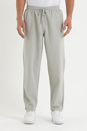 Gray Color Men's Linen Trousers 1480