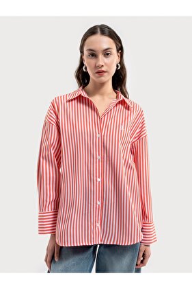 Relax Fit Kadın Gömlek U.kol