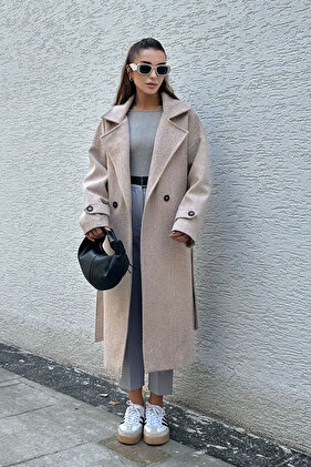 معطف Moodamesta للموسم الجديد بحزام ممتاز