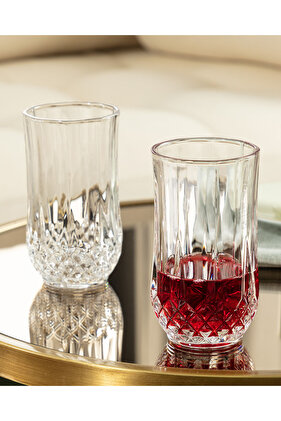 Audrey 4-lü Uzun Boy Likör Bardağı Seti