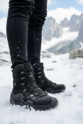 Fekete Combat Gtx vízálló cipzáras csizma