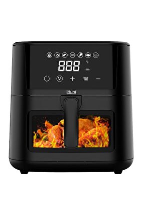 Friteuza cu aer cald Bro Air Fryer Ultra 4.2L, 1200W, Timer 60 min, Termostat reglabil