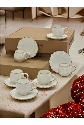 6 Kişilik Papatya Fincan Takımı