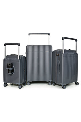 مجموعة شنط 3 قطع ضد الكسر من البولي بروبلين