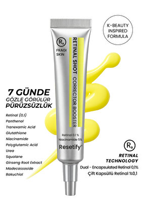 Retinal (%0,1) Shot Corrector Booster Krem 20 ML