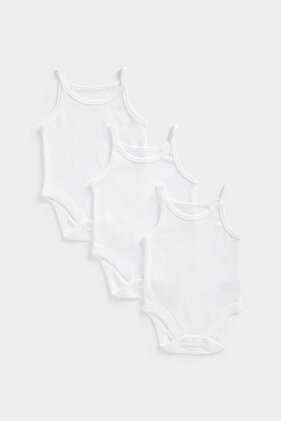 طقم ملابس داخلية كامي أبيض - عبوة من 3 قطع