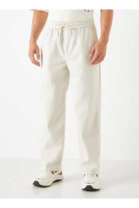 بنطال ركض بقصة عادية مع خصر قابل للتمدد وجيب