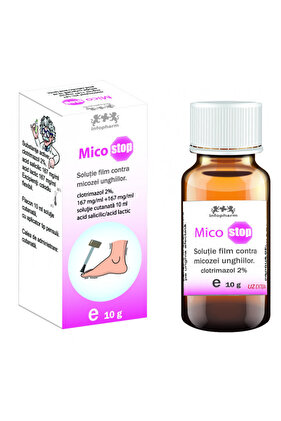 MicoStop - Soluție folică pentru tratarea micozei unghiilor (Clotrimazol 2%)