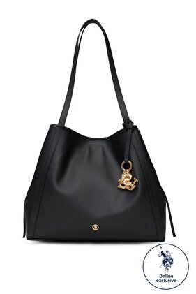 حقيبة كتف نسائية سوداء Us25580 حصرية عبر الإنترنت