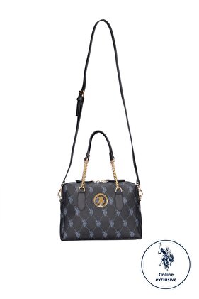 حقيبة كتف نسائية سوداء اللون Us8701 حصرياً عبر الإنترنت