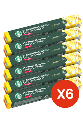 Set 6 Decaffeinated Espresso Roast, Nespresso compatible, 10 pcs, 57 g