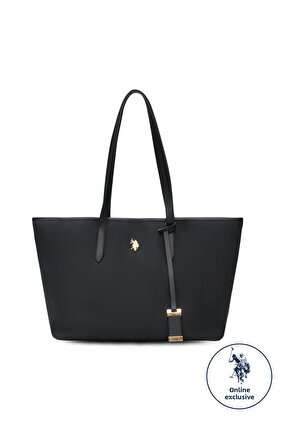 Černo-černá dámská taška přes rameno Us25655 Exkluzivně online