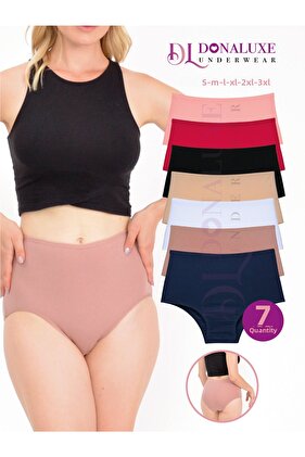 Women's Panties, Women's High Waist Cotton Hipster Panties Pack of 7