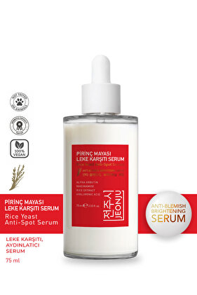 Pirinç Mayası Leke Karşıtı Bakım Serumu