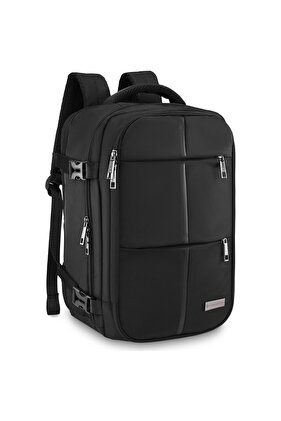 Rucsac de călătorie pentru avion, negru, bagaj de mână 40×30×20 cm, Wizz Air, Ryanair, 10 kg, ZG1056