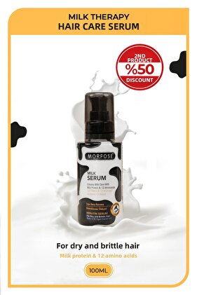 100 مل سيروم الشعر بالكيراتين للعلاج بالحليب - شعر ناعم ونابض بالحياة