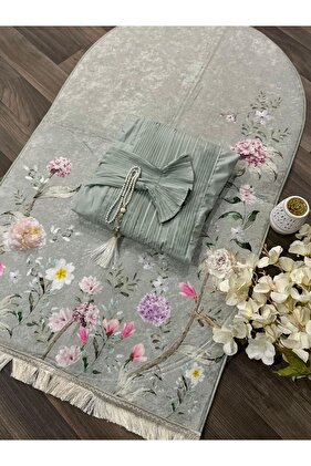 طقم سجاد صلاه مع شرشف