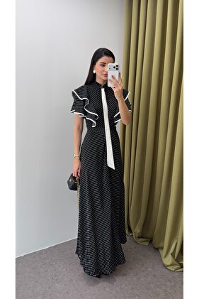 Polka Dot Maxi Dress