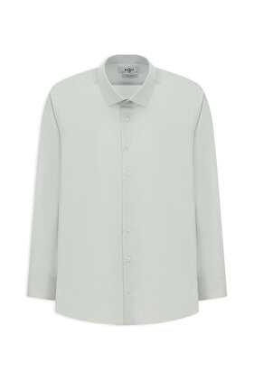 Uzun Kol Slim Fit Dar Kesim Pamuk Klasik Gömlek