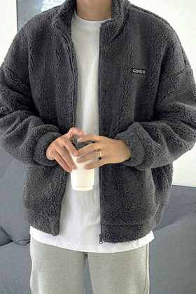 Oversize plyšová fleecová mikina pro muže i ženy