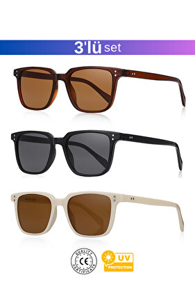 Unisex Sunglasses 3-Piece Opportunity Set 2028