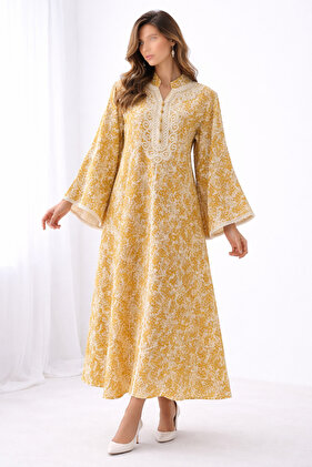 جلابية نسائي كويتي بتطريز انيق وفاخر