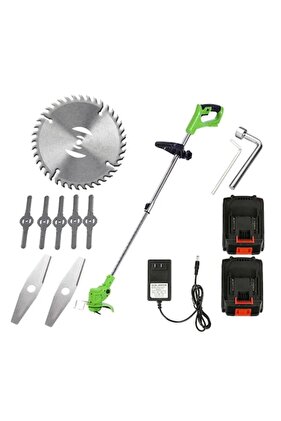 Trimmer electric cu 2 baterii 24V, autonomie 4 ore, 4000mAh