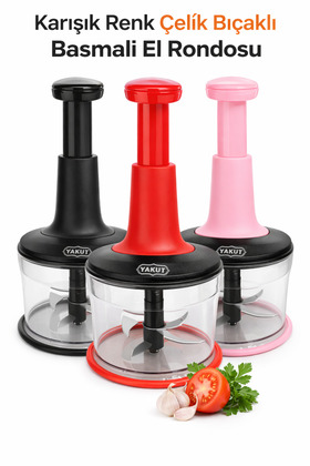 Rondo Blender Çelik Bıçaklı Basmalı El Rondosu Best