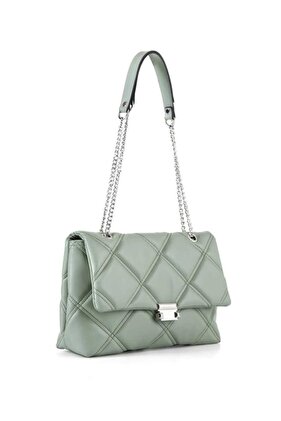 حقيبة كتف نسائية باللون الأخضر النعناعي