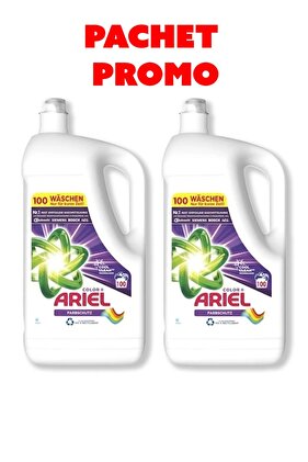 2 x Detergent lichid de rufe Color+, 100 de spălări, 5L