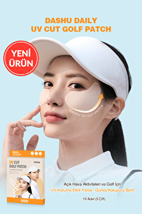 Açık Hava Aktiviteleri İçin UV Koruma Etkili Bant Daily U.V. Cut Golf Patch 10 Adet (5 Çift)