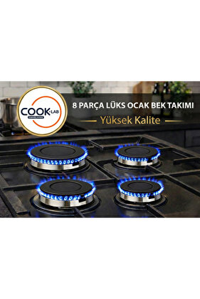 8 Parça Fırın Bek ve Kapak Takımı Büyük Markalara Uyumlu (PROFİLO-BOSCH-SİEMENS UYUMSUZ) Set